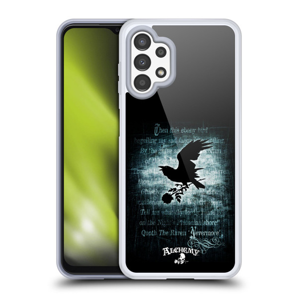 Alchemy Gothic Wing Nevermore Soft Gel Case for Samsung Galaxy A13 (2022)