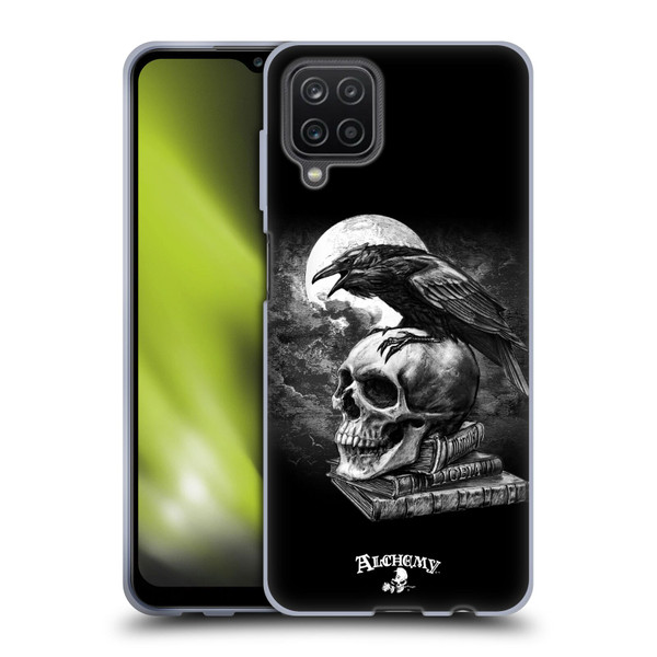 Alchemy Gothic Wing Poe's Raven Soft Gel Case for Samsung Galaxy A12 (2020)