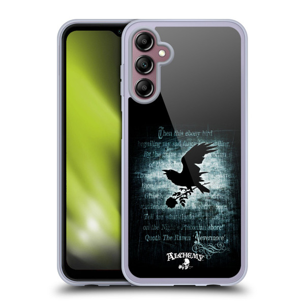 Alchemy Gothic Wing Nevermore Soft Gel Case for Samsung Galaxy A14 5G