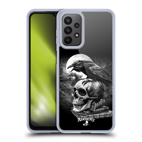Alchemy Gothic Wing Poe's Raven Soft Gel Case for Samsung Galaxy A23 / 5G (2022)