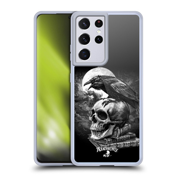 Alchemy Gothic Wing Poe's Raven Soft Gel Case for Samsung Galaxy S21 Ultra 5G