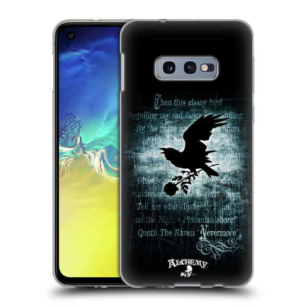 Alchemy Gothic Wing Nevermore Soft Gel Case for Samsung Galaxy S10e