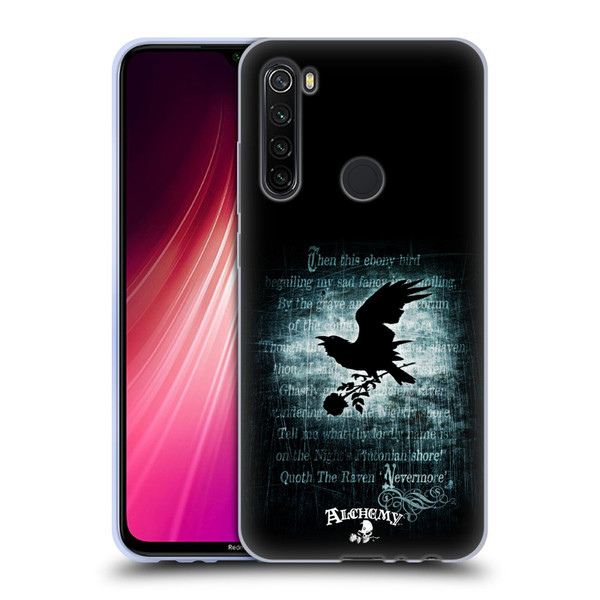 Alchemy Gothic Wing Nevermore Soft Gel Case for Xiaomi Redmi Note 8T