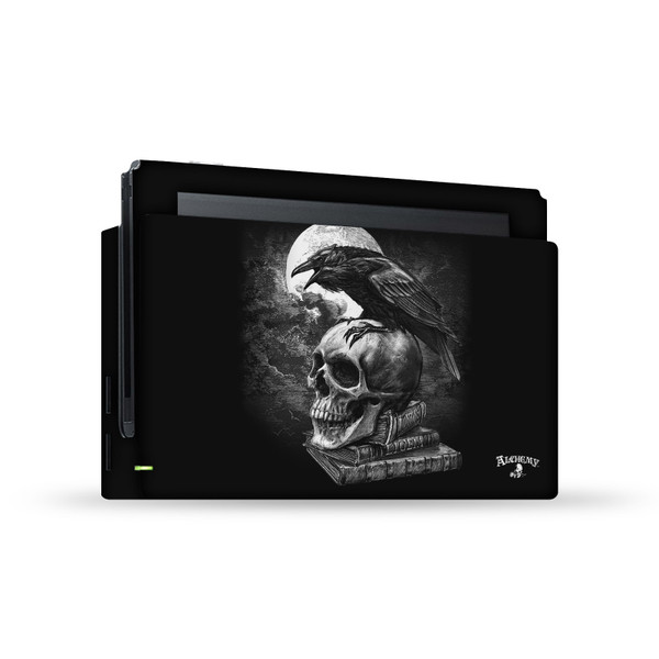 Alchemy Gothic Gothic Poe's Raven Vinyl Sticker Skin Decal Cover for Nintendo Switch Console & Dock