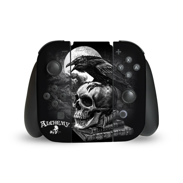 Alchemy Gothic Gothic Poe's Raven Vinyl Sticker Skin Decal Cover for Nintendo Switch Joy Controller