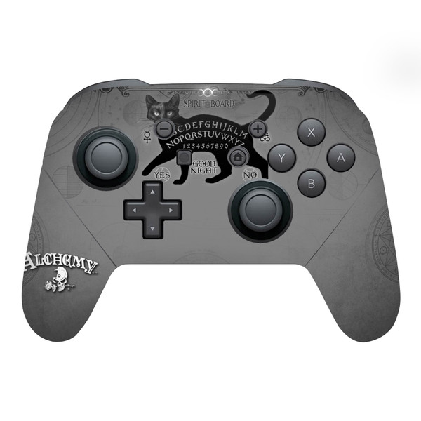 Alchemy Gothic Gothic Black Cat Spirit Board Vinyl Sticker Skin Decal Cover for Nintendo Switch Pro Controller