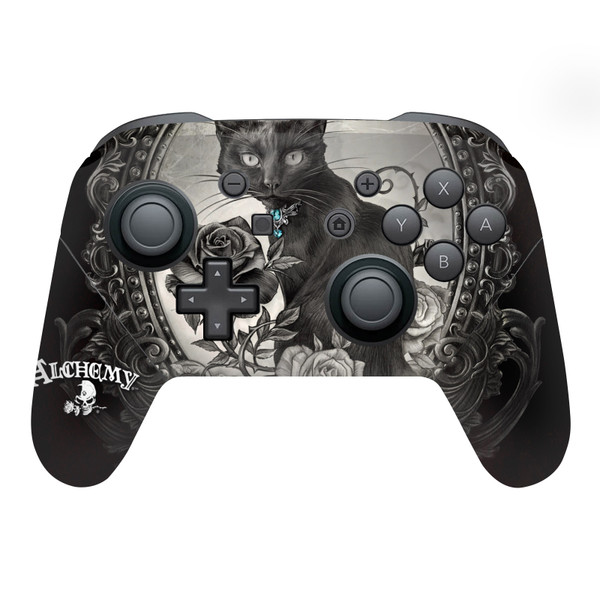 Alchemy Gothic Gothic Paracelsus Cat Vinyl Sticker Skin Decal Cover for Nintendo Switch Pro Controller