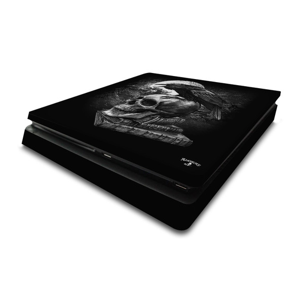 Alchemy Gothic Gothic Poe's Raven Vinyl Sticker Skin Decal Cover for Sony PS4 Slim Console