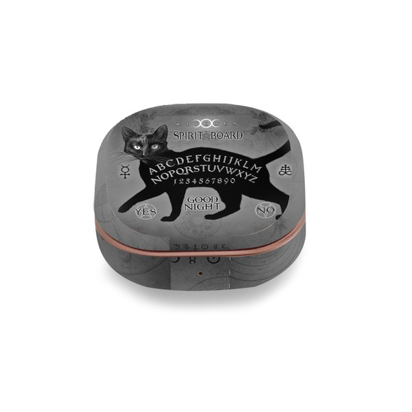Alchemy Gothic Gothic Black Cat Spirit Board Vinyl Sticker Skin Decal Cover for Samsung Buds Live / Buds Pro / Buds2