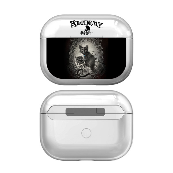Alchemy Gothic Gothic Paracelsus Cat Clear Hard Crystal Cover Case for Apple AirPods Pro Charging Case