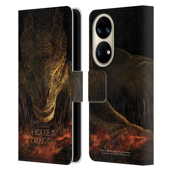 House Of The Dragon: Television Series Art Syrax Poster Leather Book Wallet Case Cover For Huawei P50