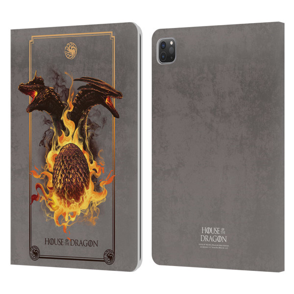 House Of The Dragon: Television Series Art Syrax and Caraxes Leather Book Wallet Case Cover For Apple iPad Pro 11 2020 / 2021 / 2022