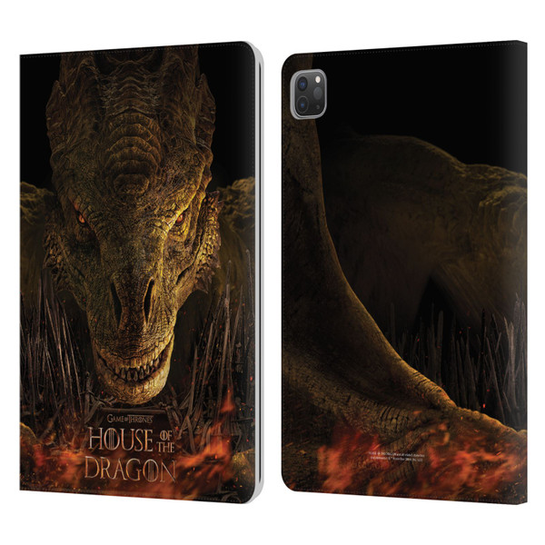 House Of The Dragon: Television Series Art Syrax Poster Leather Book Wallet Case Cover For Apple iPad Pro 11 2020 / 2021 / 2022