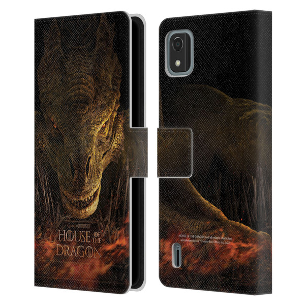 House Of The Dragon: Television Series Art Syrax Poster Leather Book Wallet Case Cover For Nokia C2 2nd Edition