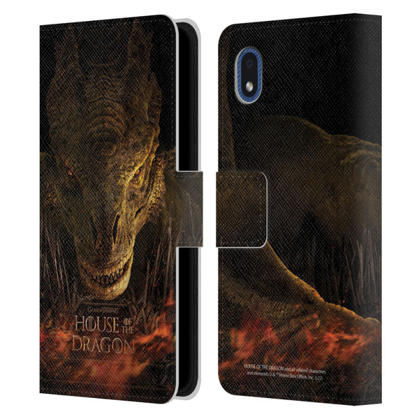 House Of The Dragon: Television Series Art Syrax Poster Leather Book Wallet Case Cover For Samsung Galaxy A01 Core (2020)