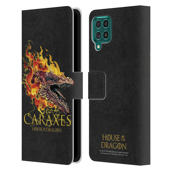 House Of The Dragon: Television Series Art Caraxes Leather Book Wallet Case Cover For Samsung Galaxy F62 (2021)