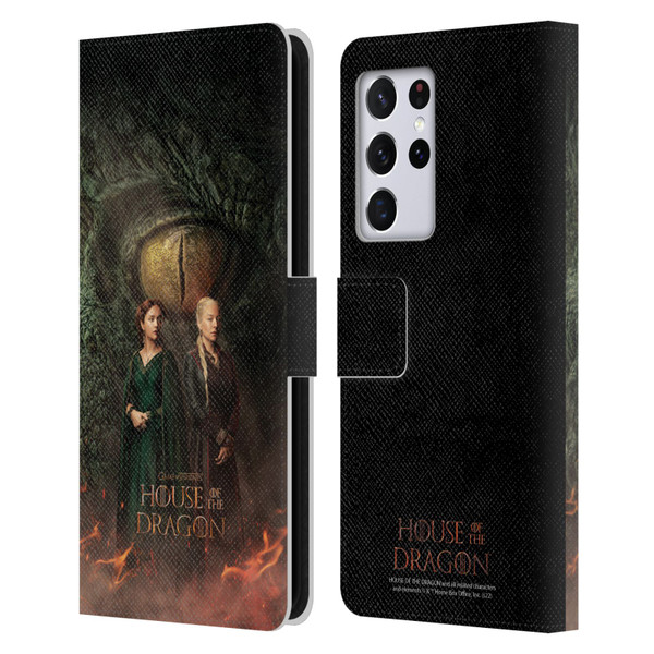 House Of The Dragon: Television Series Art Poster Leather Book Wallet Case Cover For Samsung Galaxy S21 Ultra 5G