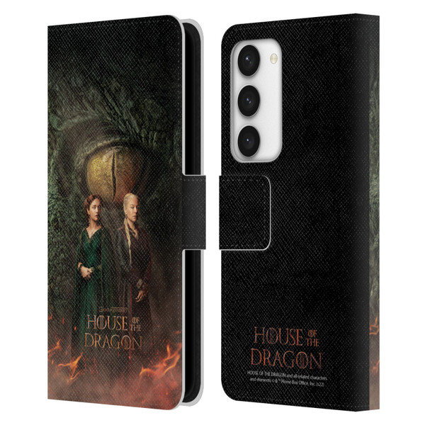 House Of The Dragon: Television Series Art Poster Leather Book Wallet Case Cover For Samsung Galaxy S23 5G