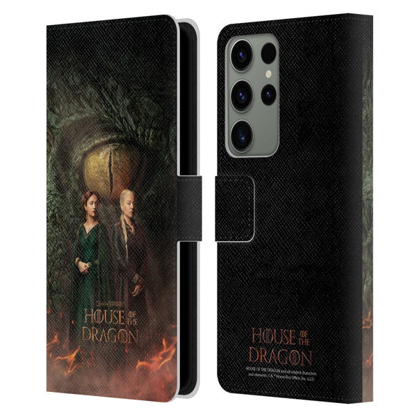 House Of The Dragon: Television Series Art Poster Leather Book Wallet Case Cover For Samsung Galaxy S23 Ultra 5G