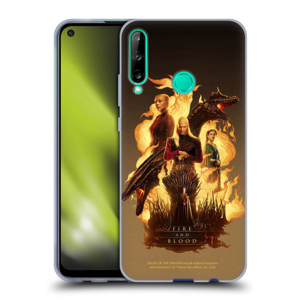 House Of The Dragon: Television Series Art Iron Throne Soft Gel Case for Huawei P40 lite E