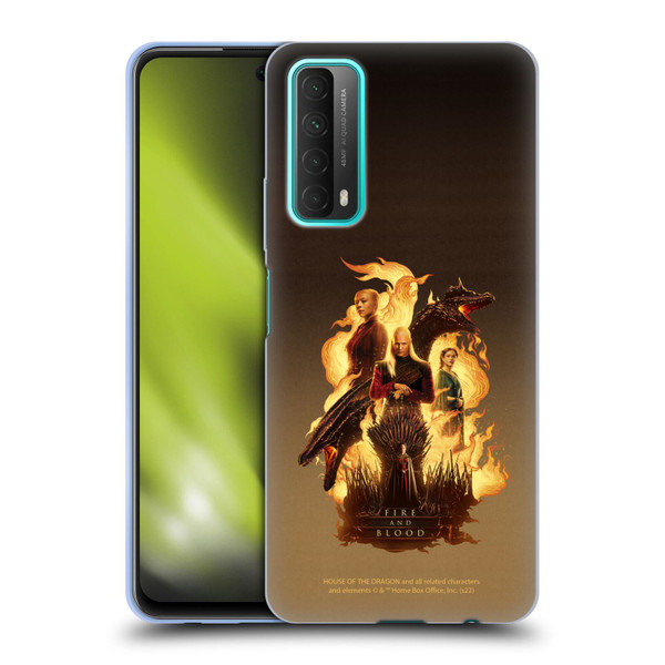 House Of The Dragon: Television Series Art Iron Throne Soft Gel Case for Huawei P Smart (2021)