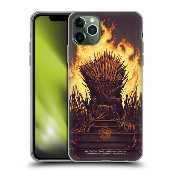 House Of The Dragon: Television Series Art Syrax and Caraxes Soft Gel Case for Apple iPhone 11 Pro Max