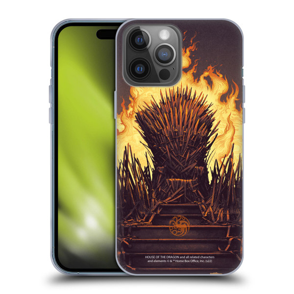 House Of The Dragon: Television Series Art Syrax and Caraxes Soft Gel Case for Apple iPhone 14 Pro Max