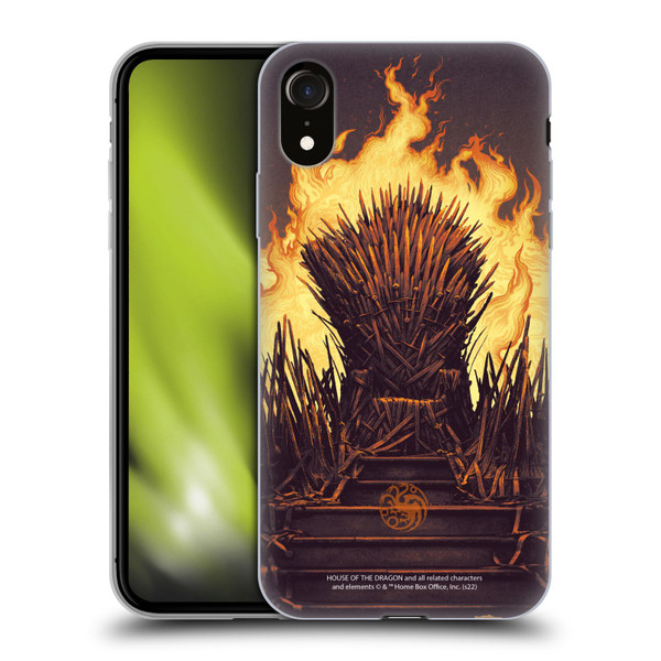 House Of The Dragon: Television Series Art Syrax and Caraxes Soft Gel Case for Apple iPhone XR