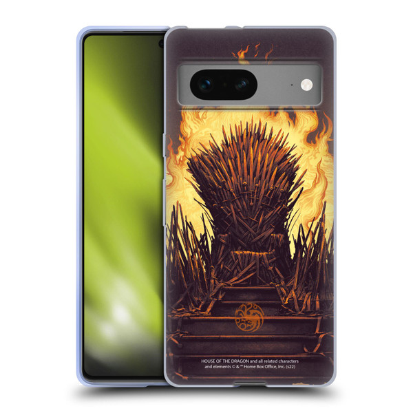 House Of The Dragon: Television Series Art Syrax and Caraxes Soft Gel Case for Google Pixel 7