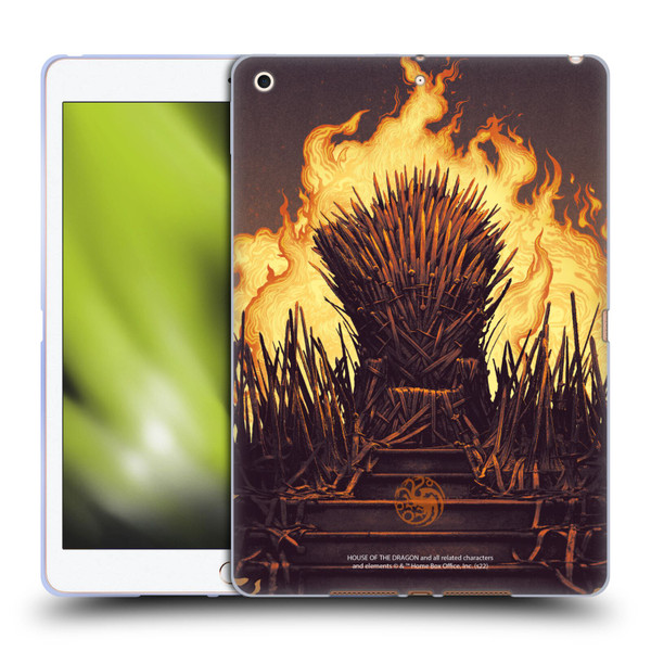 House Of The Dragon: Television Series Art Syrax and Caraxes Soft Gel Case for Apple iPad 10.2 2019/2020/2021