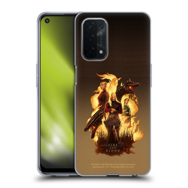 House Of The Dragon: Television Series Art Iron Throne Soft Gel Case for OPPO A54 5G