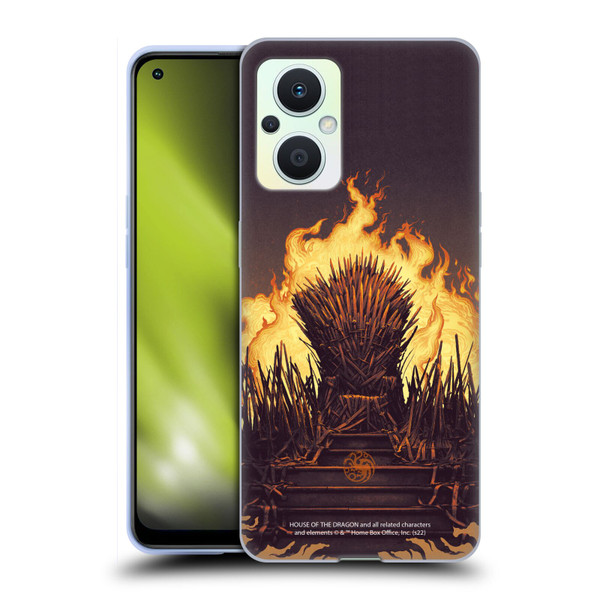 House Of The Dragon: Television Series Art Syrax and Caraxes Soft Gel Case for OPPO Reno8 Lite