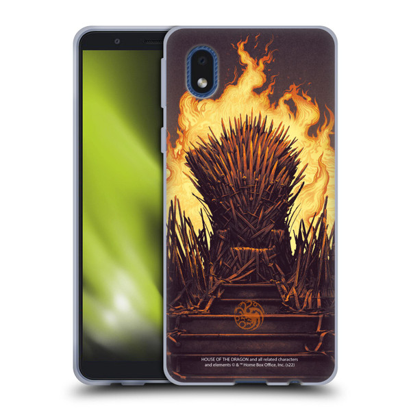 House Of The Dragon: Television Series Art Syrax and Caraxes Soft Gel Case for Samsung Galaxy A01 Core (2020)