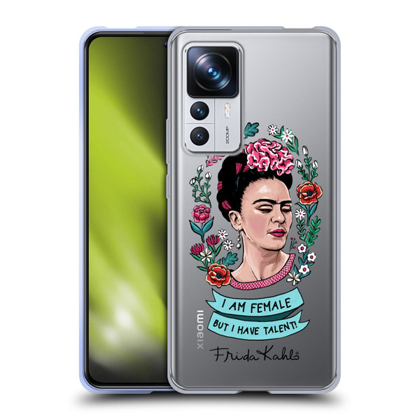 Frida Kahlo Art & Quotes Feminism Soft Gel Case for Xiaomi 12T Pro