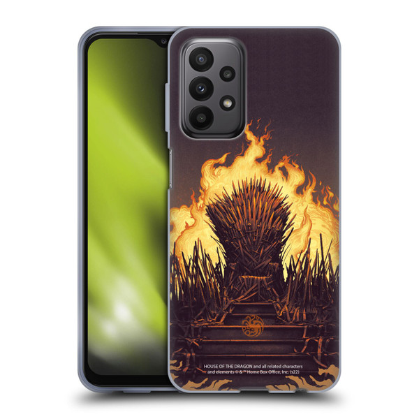 House Of The Dragon: Television Series Art Syrax and Caraxes Soft Gel Case for Samsung Galaxy A23 / 5G (2022)