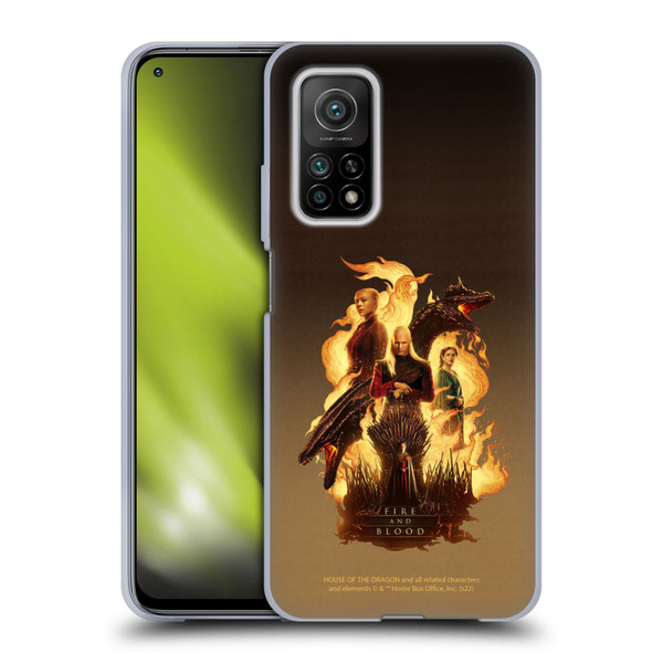 House Of The Dragon: Television Series Art Iron Throne Soft Gel Case for Xiaomi Mi 10T 5G