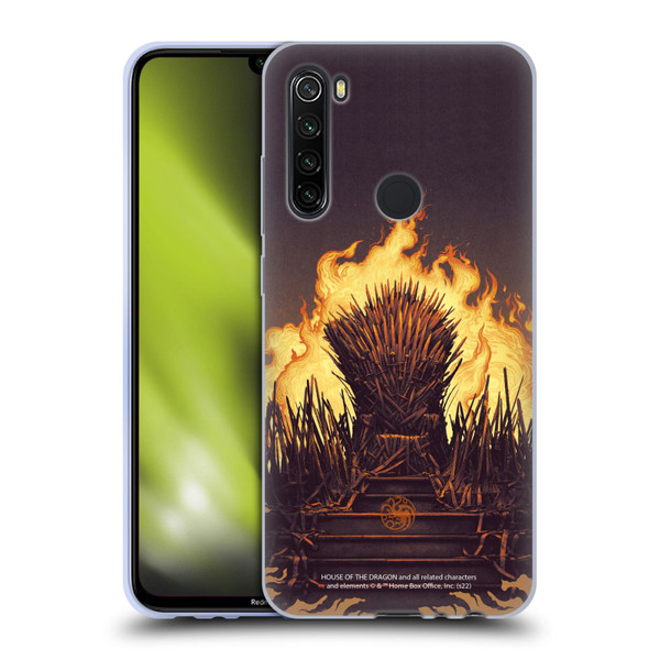 House Of The Dragon: Television Series Art Syrax and Caraxes Soft Gel Case for Xiaomi Redmi Note 8T