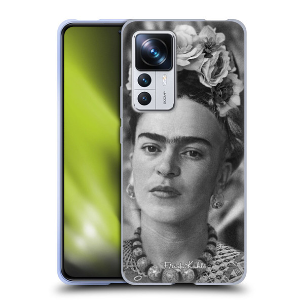 Frida Kahlo Portraits And Quotes Floral Headdress Soft Gel Case for Xiaomi 12T Pro