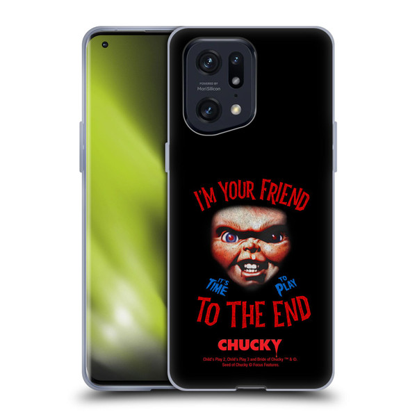 Child's Play Key Art Friend To The End Soft Gel Case for OPPO Find X5 Pro