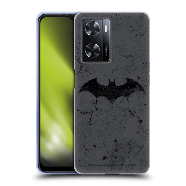 Batman DC Comics Hush Logo Distressed Soft Gel Case for OPPO A57s