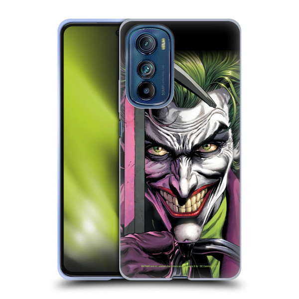 Batman DC Comics Three Jokers The Clown Soft Gel Case for Motorola Edge 30