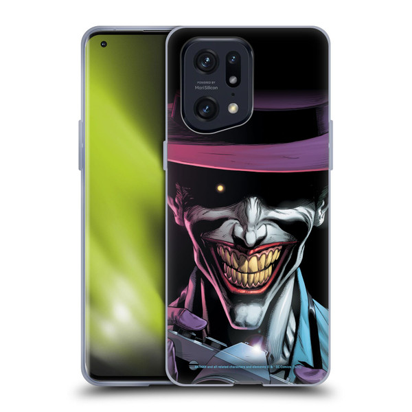 Batman DC Comics Three Jokers The Comedian Soft Gel Case for OPPO Find X5 Pro