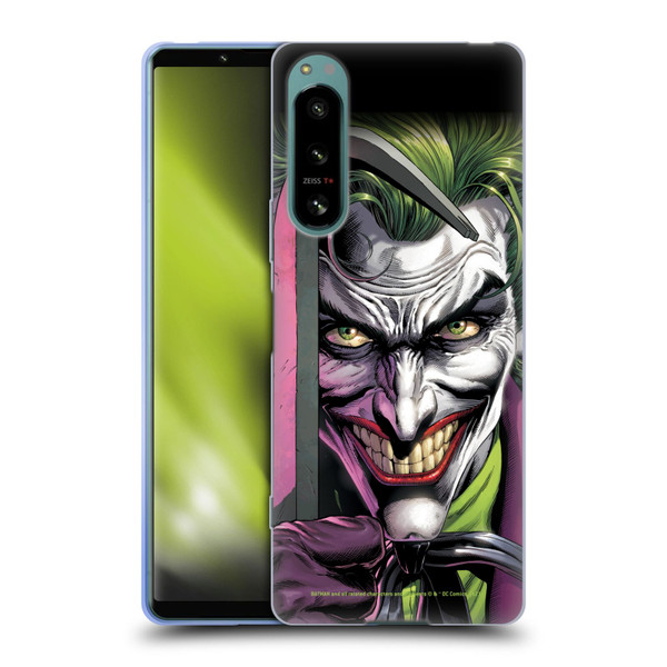 Batman DC Comics Three Jokers The Clown Soft Gel Case for Sony Xperia 5 IV