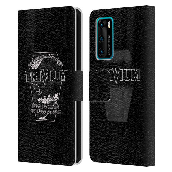 Trivium Graphics No Gods Leather Book Wallet Case Cover For Huawei P40 5G