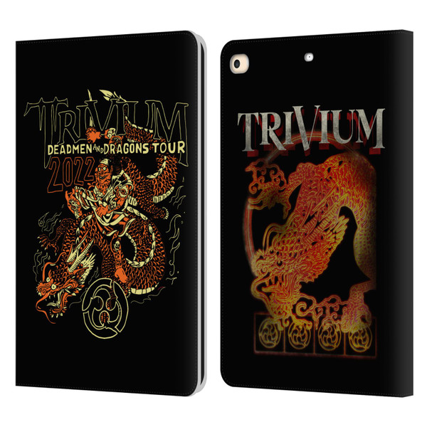 Trivium Graphics Deadmen And Dragons Leather Book Wallet Case Cover For Apple iPad 9.7 2017 / iPad 9.7 2018