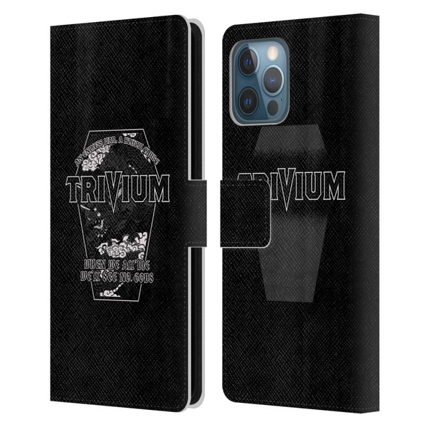 Trivium Graphics No Gods Leather Book Wallet Case Cover For Apple iPhone 12 Pro Max