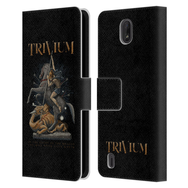 Trivium Graphics Dragon Slayer Leather Book Wallet Case Cover For Nokia C01 Plus/C1 2nd Edition