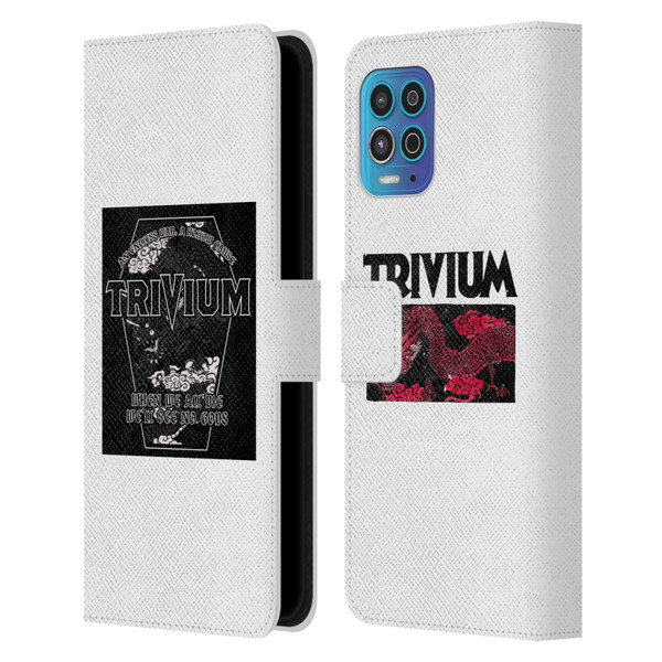 Trivium Graphics Double Dragons Leather Book Wallet Case Cover For Motorola Moto G100
