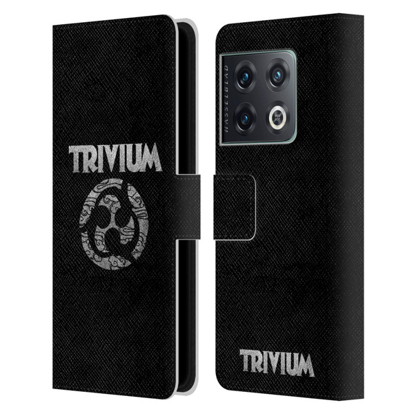 Trivium Graphics Swirl Logo Leather Book Wallet Case Cover For OnePlus 10 Pro