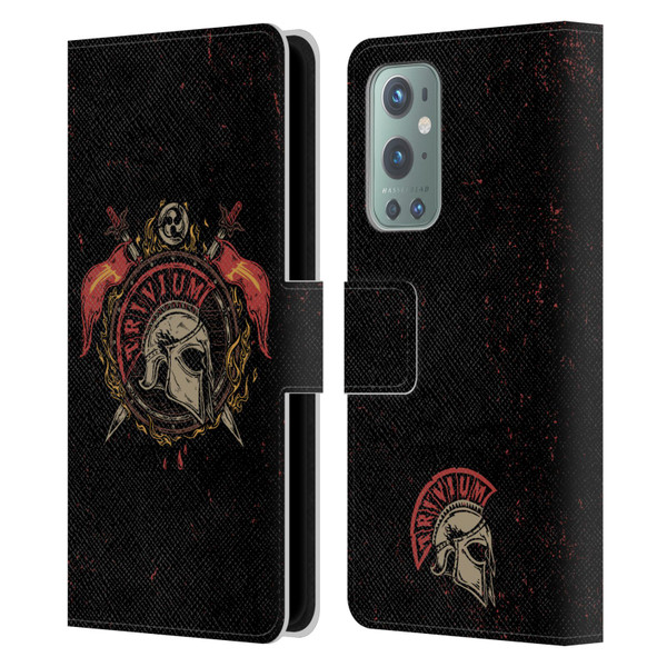 Trivium Graphics Knight Helmet Leather Book Wallet Case Cover For OnePlus 9